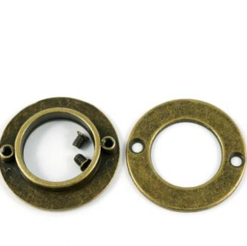 Screw Together Grommets - Antique Brass- 3/4" (20mm) - pack of 4