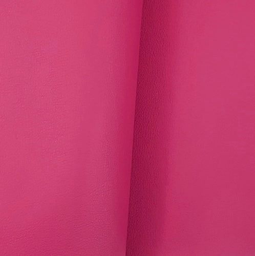 Faux Leather / Vinyl - Cerise Pink - 50cm x 140 cm