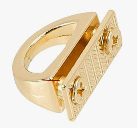 Gold Bag Connectors - Elegant - Pack of 4
