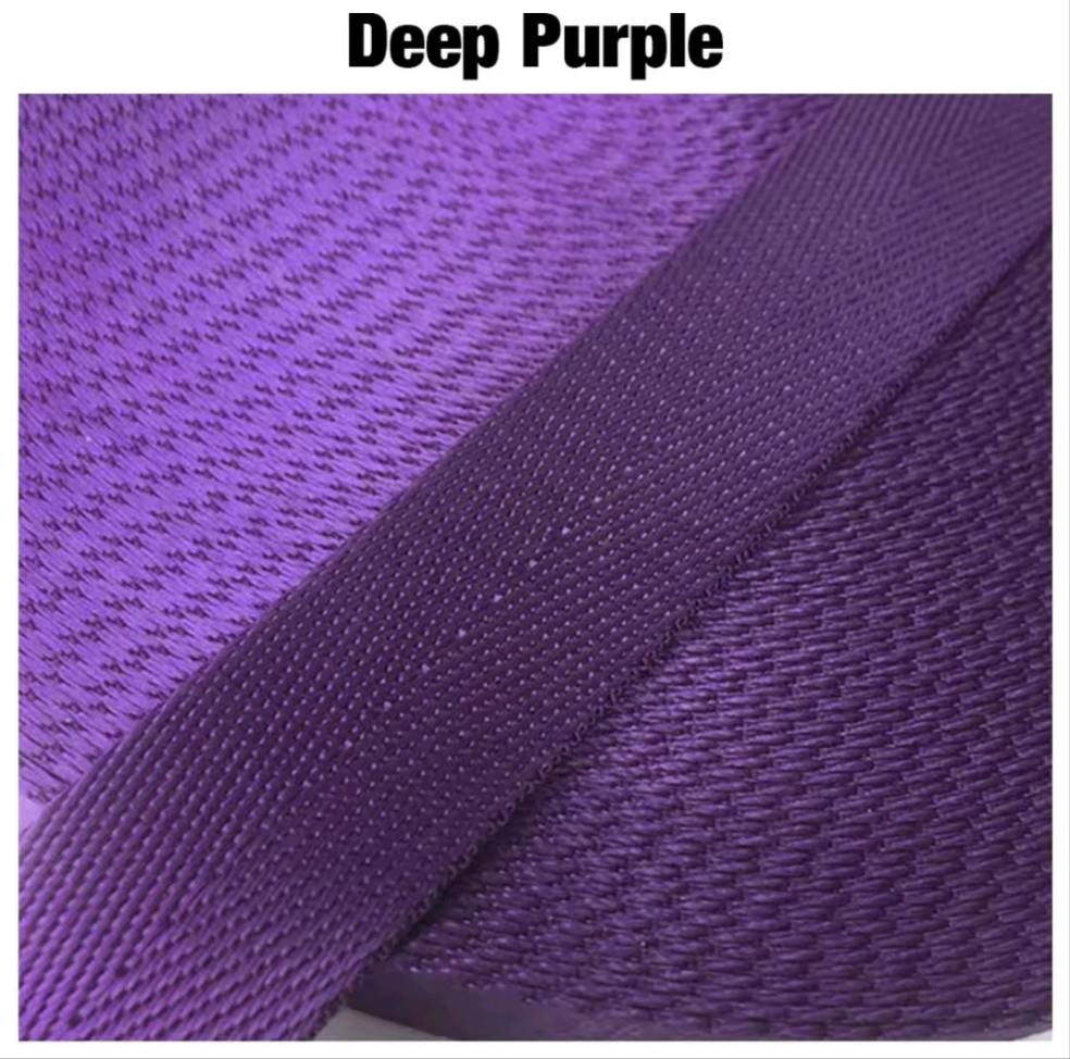 Nylon Webbing - 25mm wide- 1m - Purple