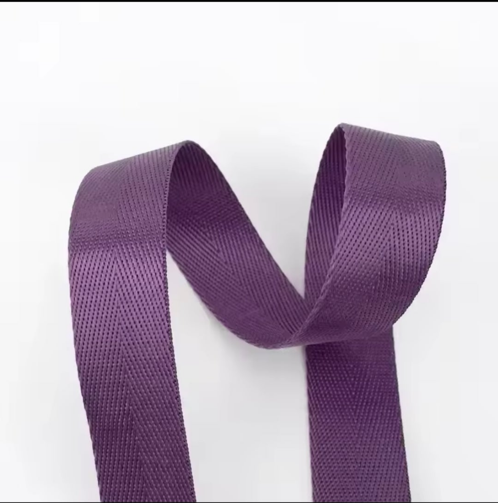 Nylon Webbing - 25mm wide- 1m - Purple