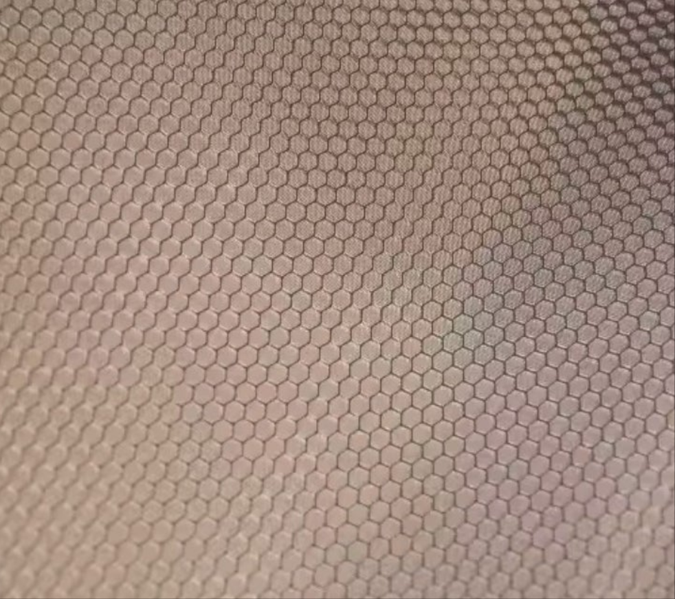 Hexy Waterproof Fabric- Caramel - 0.5m x 150cm