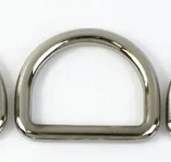 25mm - Chunky D-ring - Silver