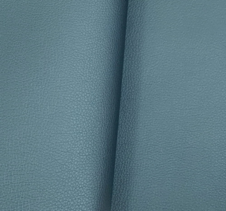 Shimmer Faux Leather / Vinyl - Green/Blue Aqua - 50cm x 140 cm