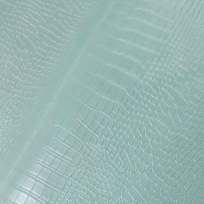 Havy Duty Croc Faux Leather - Sage Green - 50cm x 140 cm