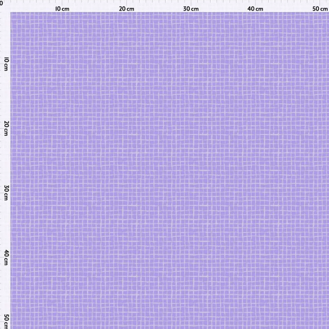 Printed Faux Leather - Lilac Grid -PFLLG - 50cm x 140cm