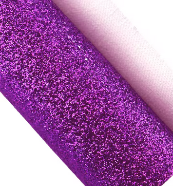 Pre-Order Fine Glitter Faux Leather 30 cm x 130 cm
