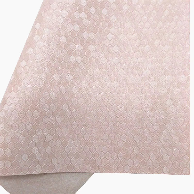 Pre-Order - Embossed Honeycomb Pattern Vinyl / Faux Leather -30x130cm - Choose Your Colour