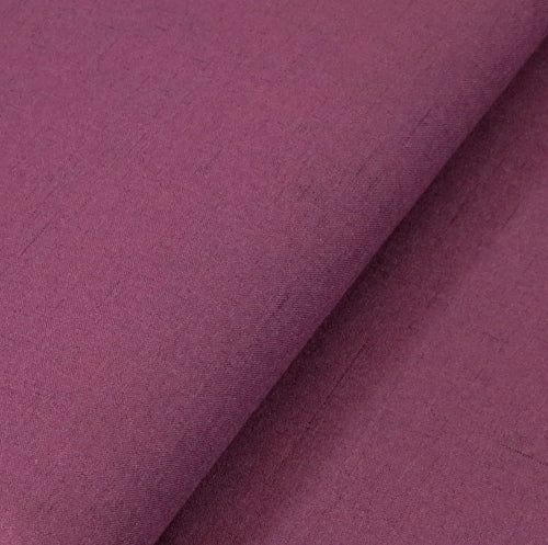 Waterproof Canvas - Linen Effect - Raspberry - 50cm x 160 cm