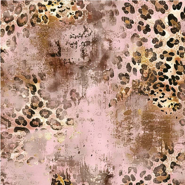 Pink Leopard Fade