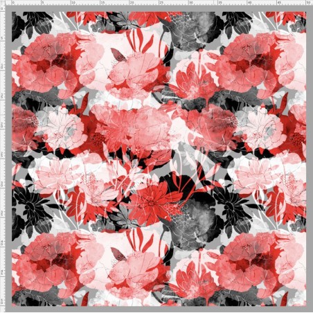 Black and Red Poppies