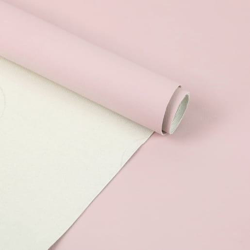Faux Leather / Vinyl - Pastel Pink- 50cm x 140 cm