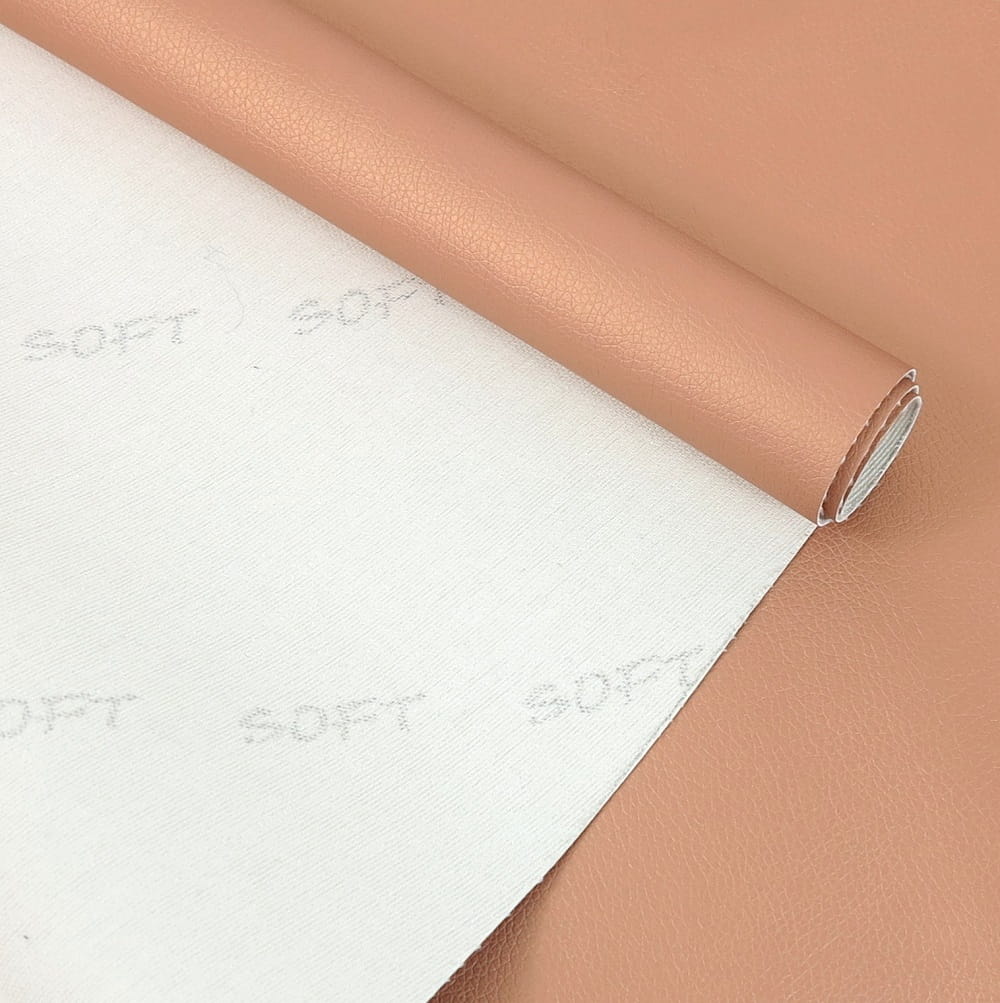 Shimmer Faux Leather / Vinyl - Rose Gold / Copper - 50cm x 70 cm
