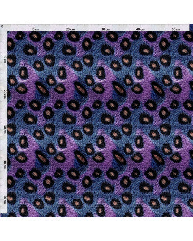 Purple Blue Leopard