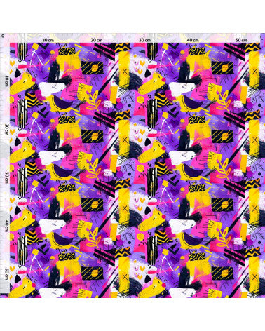 Yellow & Purple Abstract