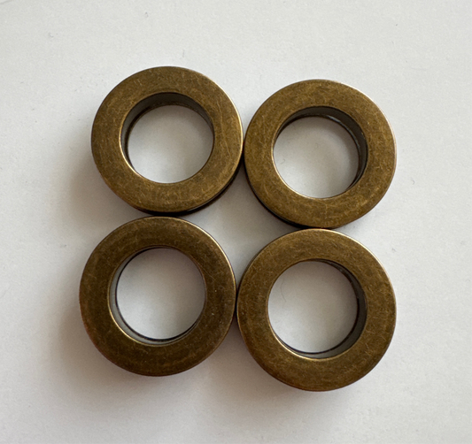 Screw Together Grommets - Antique Brass- 3/4" (20mm) - pack of 4