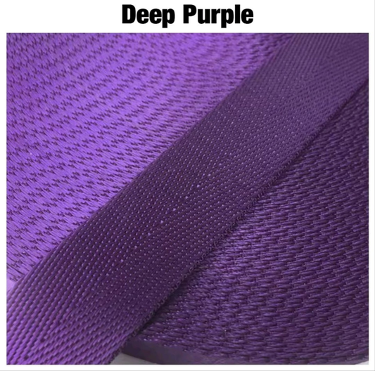 Nylon Webbing - 38mm wide- 1m - Purple