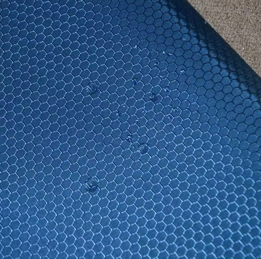 Hexy Waterproof Fabric - Blue - 0.5m x 150cm