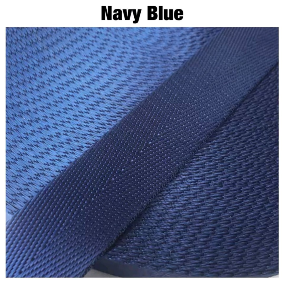 Nylon Webbing - 38mm wide- 1m - Navy Blue