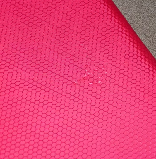 Hexy Waterproof Fabric- Hot Pink 0.5m x 150cm