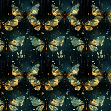 Moths in yellow and Green