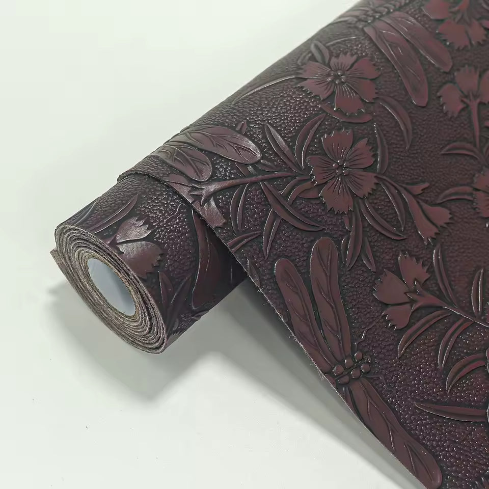 Pre-Order - Embossed Butterfly & Dragonfly Vinyl - 30 x 130 cm -  Choose Your Colour