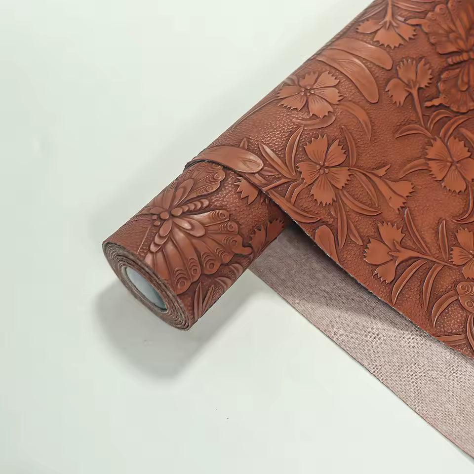 Pre-Order - Embossed Butterfly & Dragonfly Vinyl - 30 x 130 cm -  Choose Your Colour