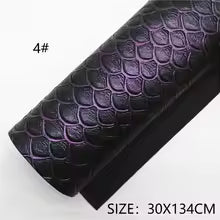 Pre-Order -  Embossed Scale Vinyl / Faux Leather -30x130cm - Choose Your Colour