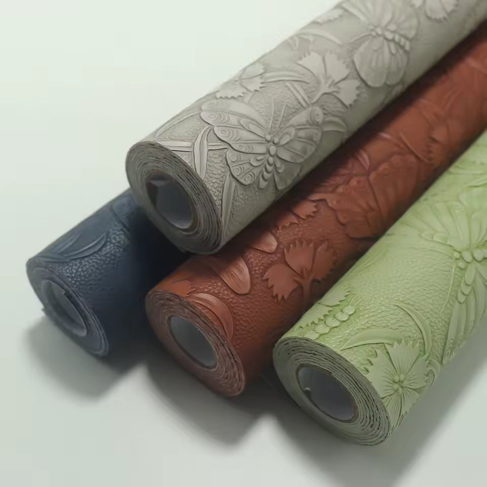 Pre-Order - Embossed Butterfly & Dragonfly Vinyl - 30 x 130 cm -  Choose Your Colour