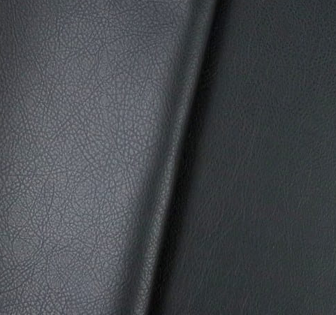 Heavy Duty - Black - Faux Leather 50cm x 140 cm