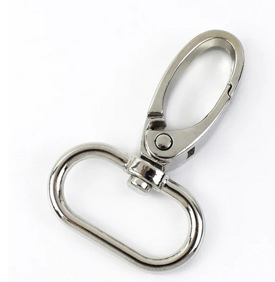 25mm - Lobster / Swivel Clasp - Silver