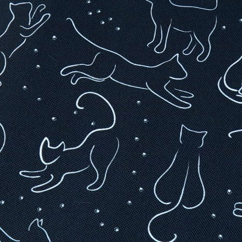 Waterproof Canvas  - Playful Cats - 50cm x 157 cm