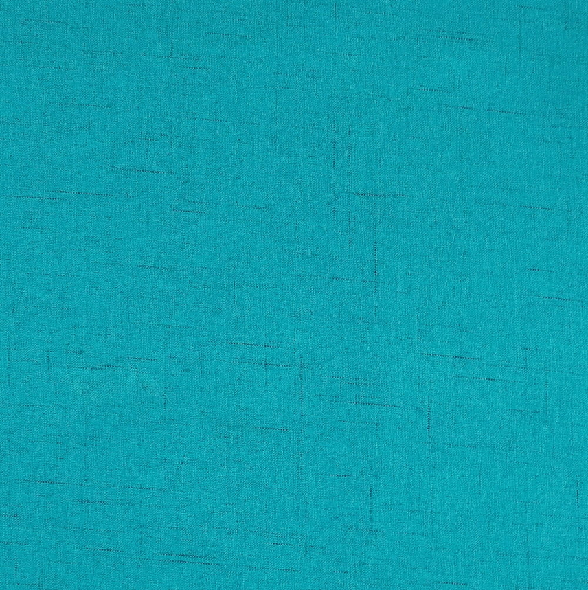 Waterproof Canvas - Linen Effect - Teal green - 50cm x 160 cm
