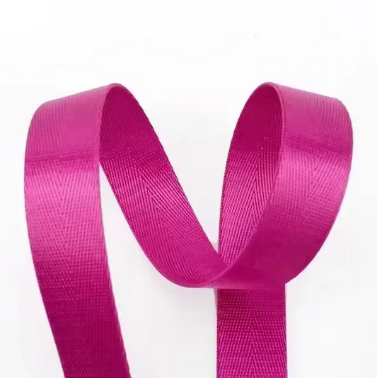 Nylon Webbing - 38mm wide- 1m - Bright Pink