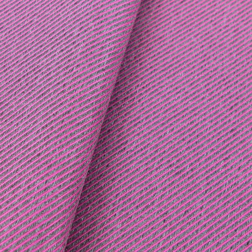 Waterproof Canvas  - Pink / Grey Diagonal Stripes- 50cm x 157 cm