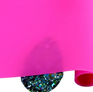 Jelly Vinyl - J7 - Hot Pink - 30x130 cm