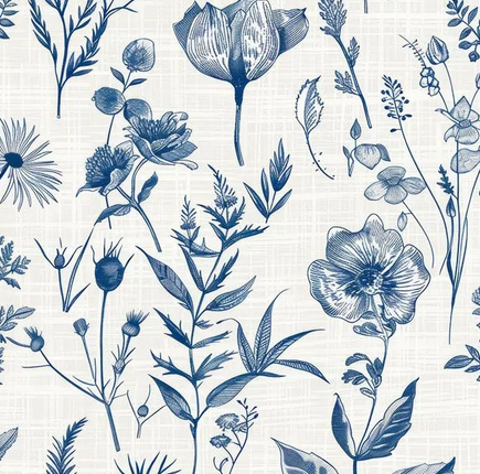Printed Faux Leather - Rustic Meadow -PFLRM - 50cm x 140cm