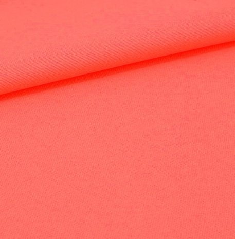 Waterproof Canvas  - Neon Orange Coral- 50cm x 157 cm