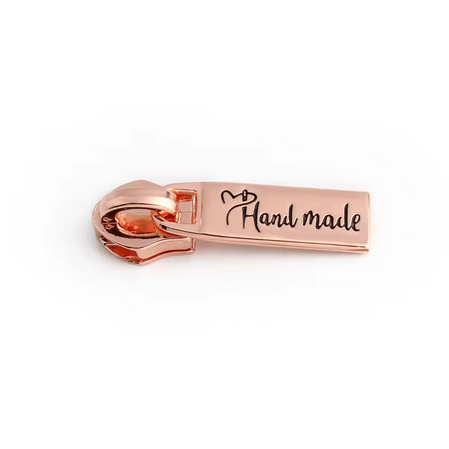 Handmade - Rose Gold - #5 Nylon Tape Zipper Pull