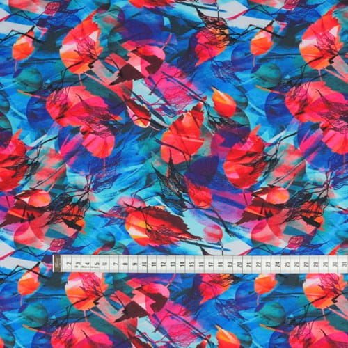 Waterproof Canvas  - Leaves in the Wind - 50cm x 157 cm