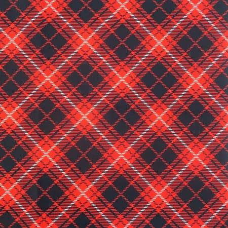 Pre-Order Waterproof Canvas  - Red Plaid - 50cm x 157 cm