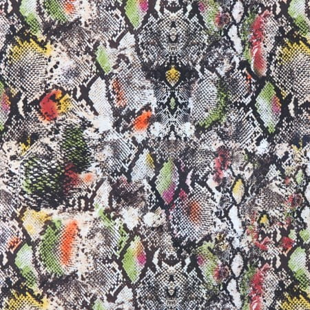 Pre-Order Waterproof Canvas  - Coloured Snakeskin - 50cm x 157 cm