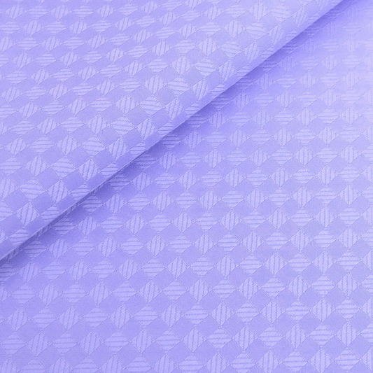 Waterproof Jacquard-like Fabric - Lavender Check - 50cm x 150cm