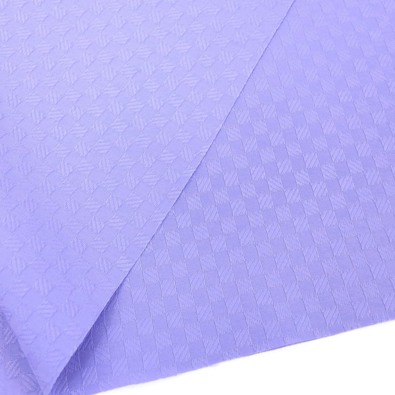 Waterproof Jacquard-like Fabric - Lavender Check - 50cm x 150cm