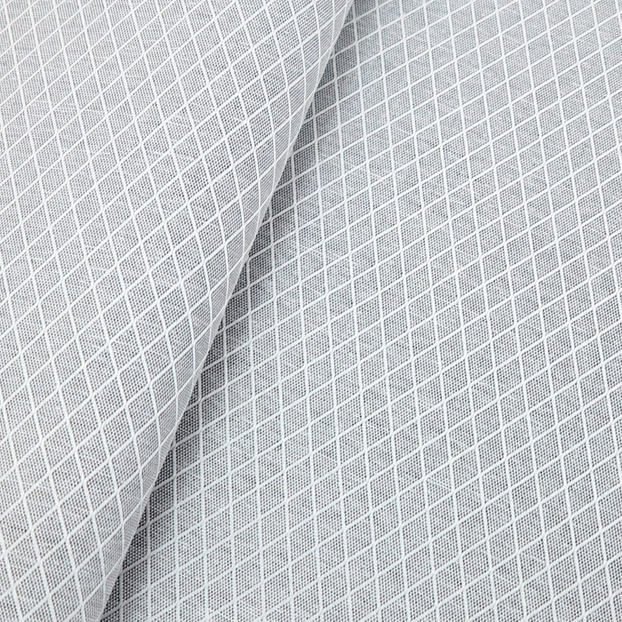 Waterproof Jacquard-like Fabric - Grey Diamonds - 50cm x 150cm