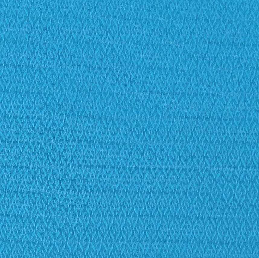Waterproof Jacquard-like Fabric - Blue Shapes - 50cm x 150cm