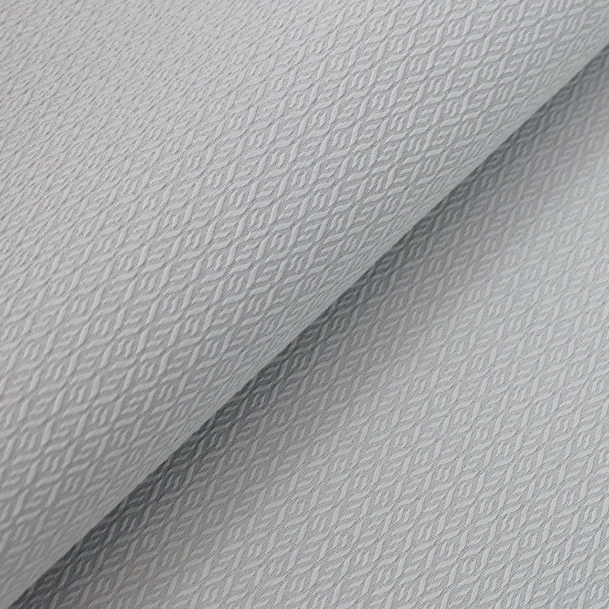 Waterproof Jacquard-like Fabric - Grey Shapes - 50cm x 150cm