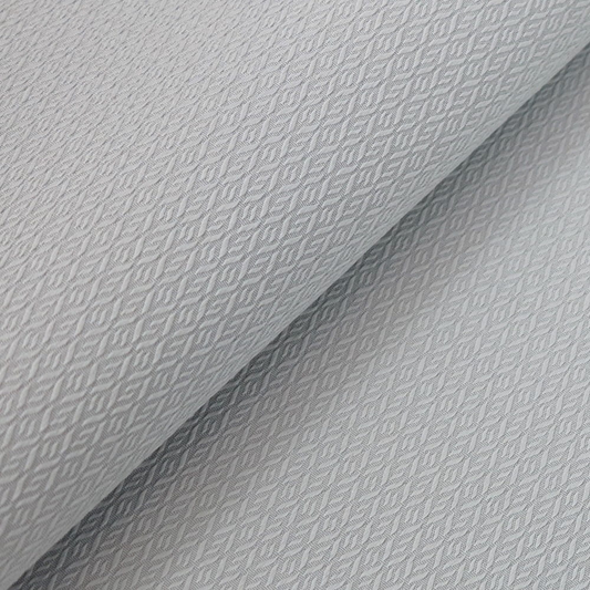 Waterproof Jacquard-like Fabric - Grey Shapes - 50cm x 150cm