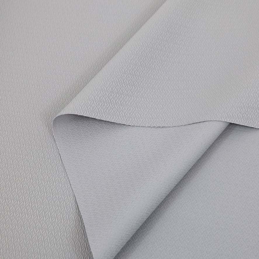 Waterproof Jacquard-like Fabric - Grey Shapes - 50cm x 150cm