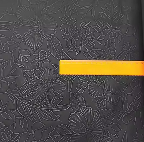 Pre-Order Floral Embossed Faux Leather 40 cm x 130 cm